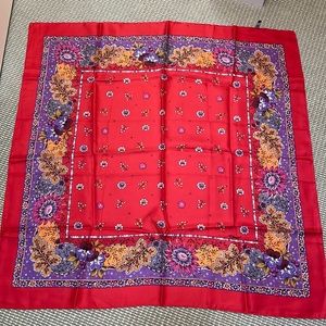 Les Olivades silk scarf